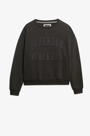 Superdry Athletic Essentials Tonal Applique Crew 100% Cotton Sweatshirt44