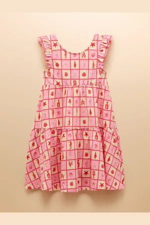 Joules Butterly Print Frill Sleeve Dress146152 cm