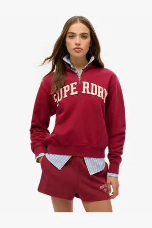 Superdry Athletic Applique Half Zip 100% Cotton Sweatshirt42