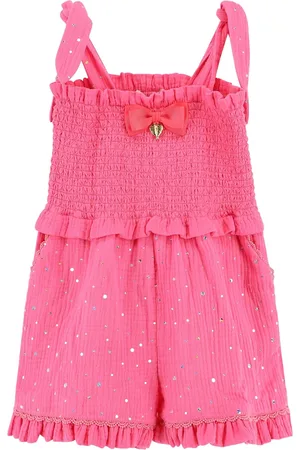 Angels Face Pink Bali Sparkle Playsuit116122 cm