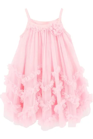Angels Face Pink Zig-Zag Tulle Dress98104 cm