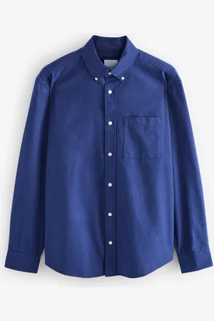 Next Brushed 100% Cotton Oxford Long Sleeve Shirt4XL