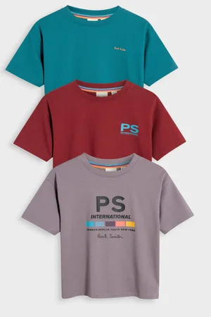 Paul Smith Boys Signature 100% Cotton T-Shirts 3 Pack6 lat (116 cm)