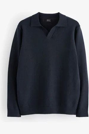 Next Trophy Neck Knitted Long Sleeve Polo Shirt (3-16yrs)3 lat (98 cm)