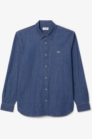 Lacoste Regular Fit Lightweight Indigo Denim ShirtS