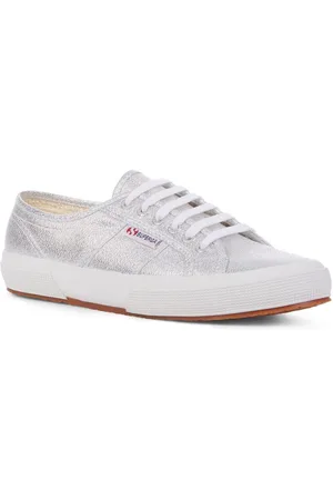 Superga Silver Lamew TrainersEU 41.5 (UK 7.5)