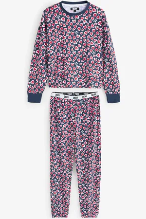 DKNY Sweater Knit Long Sleeve Top & Joggers SetM