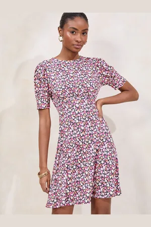 Lipsy London Printed Jersey Underbust Mini Dress38