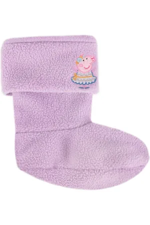 Totes Childrens Peppa Pig Welly Liner Socks9-10 EU27
