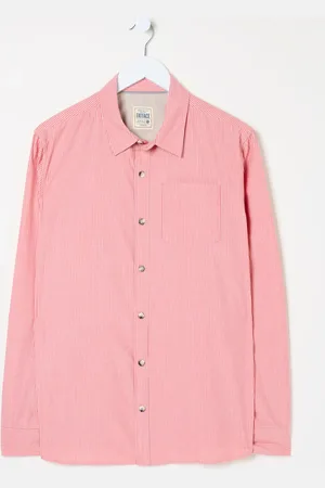 Fat Face FatFace 100% Cotton Long Sleeve Stripe ShirtM