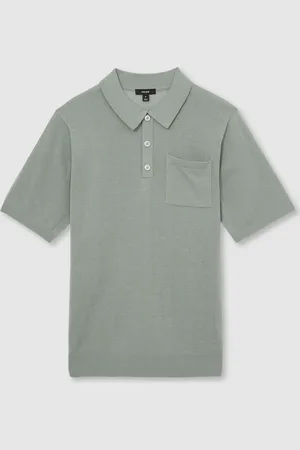 Reiss Nelson Patch Pocket Knit Polo ShirtX-Large