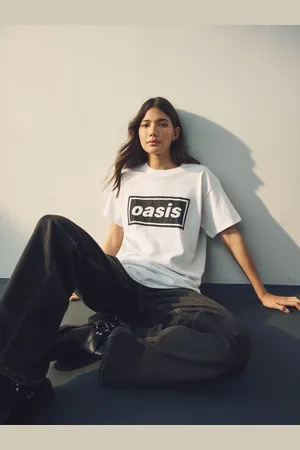 Next 100% Cotton Official License Oasis Band Relaxed Fit T-ShirtM