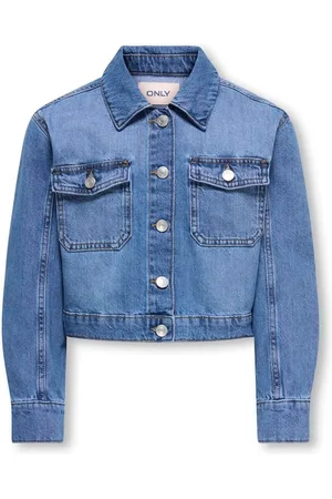 ONLY Blue Cropped Denim Jacket140146 cm