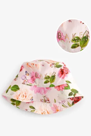 Ted Baker Girls Floral Pink Bucket Hat110116 cm