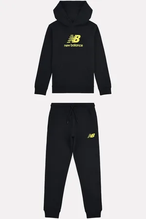 New Balance Boys Brush Back Stacked Logo Hoodie Set15