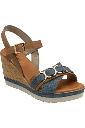 Lotus Open Toe Wedge Sandalseu42