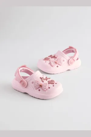 Ted Baker Girls Pink Charm Clogs SlippersEU 23 (UK 6)