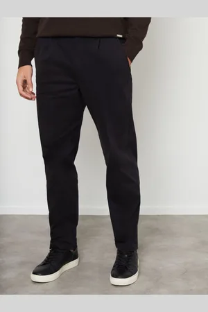 Threadbare Cotton Straight Leg Pleated Chino Trousers With Stretch38