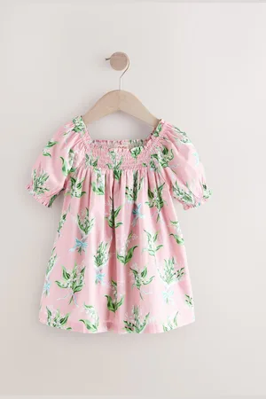 Next Cath Kidston Floral Print Puff Sleeve 100% Cotton Dress (3mths-8yrs)9