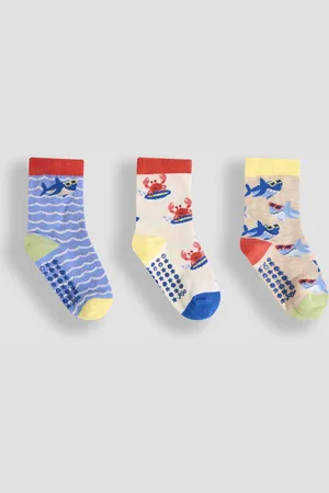JoJo Maman Bébé 3-Pack Printed Socks98104 cm