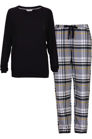 Cyberjammies Slouch Top and Check Bottoms 100% Cotton Pyjamas Set42