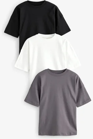 Next Oversized 100% Cotton T-Shirts 3 PackL
