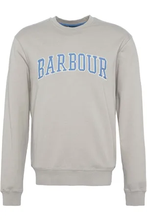 Barbour Skipton Relaxed Fit Varsity Logo 100% Cotton SweatshirtXL
