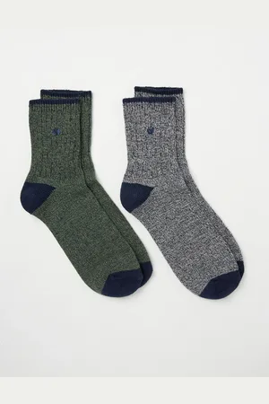 Fat Face FatFace 2 Pairs of Ankle Boots SocksUK 9.5