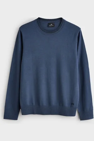 Paul Smith Dark Green Contrast Neck Trim JumperXL