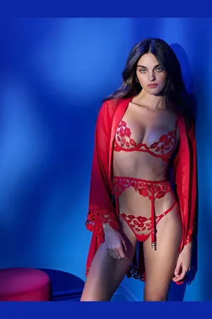 BlueBella Red Marian KimonoXXL