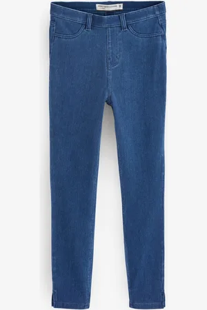 Next Cropped Denim Jersey Leggings42 Wysoki
