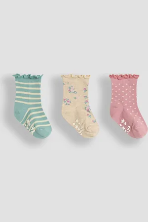 JoJo Maman Bébé Floral Socks 3 Pack1