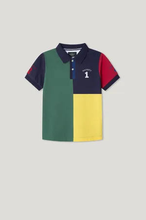 Hackett London Older Boys Green 100% Cotton Polo Shirt146152 cm