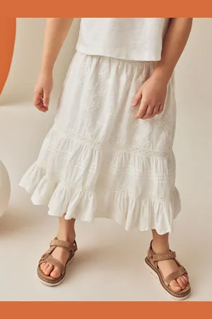 Next Boho Tiered Skirt (3-16yrs)9 lat (134 cm)