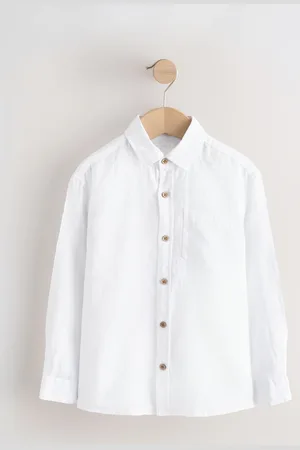 Next Long Sleeve 100% Linen Shirt (3-16yrs)11 lat (146 cm)