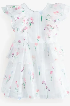 Ted Baker Floral Burnout Frill Tier Dress104110 cm