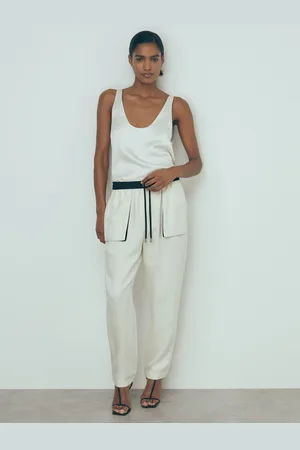 Reiss Pearl Relaxed Contrast Detail Cargo Trousers42