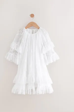Next Tiered Lace Dress (3-16yrs)12 lat (152 cm)