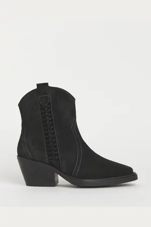 Simply Be Braided Western Boots In Extra Wide Fiteu41