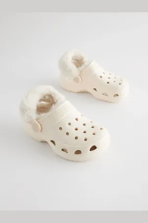 Next Faux Fur Lined Clog SlippersEU 29 (UK 11)