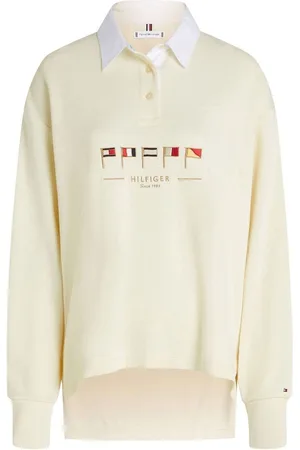 Tommy Hilfiger Relaxed Sail Flag Long Sleeve Polo ShirtXL
