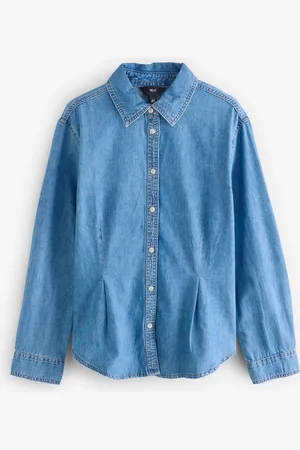 Next Waist Cinch Denim 100% Cotton Shirt44tall