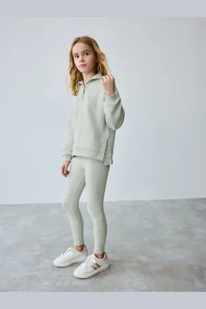 Ted Baker Grey Half Zip Neck Sweat and Legging Set122128 cm