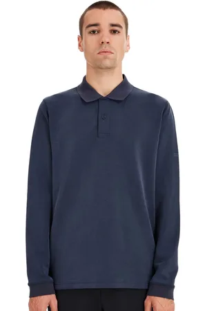Sealskinz Miękka w dotyku koszulka polo Flordon z długim rękawem, w kolorze niebieskimS