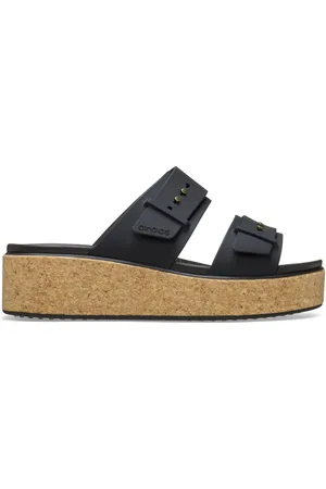 Crocs Brooklyn Cork Buckle Wedge Sandals7 EU 39 -40