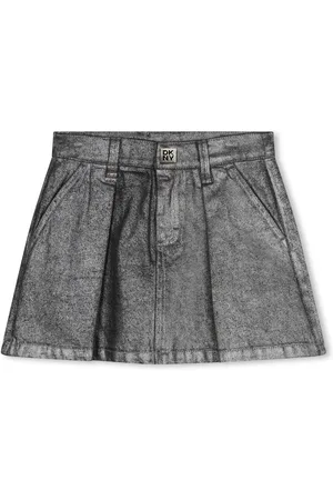 DKNY Silver Glitter Mini Pleated Skirt12 lat (152 cm)