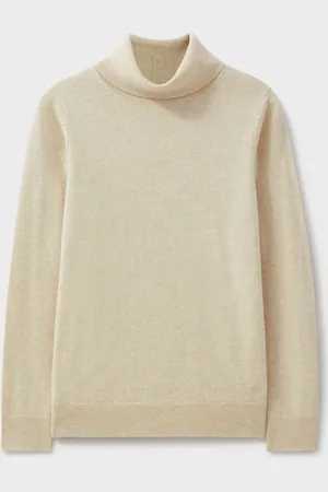 J.Crew Merino Cashmere Blend Roll Neck Jumper38