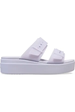 Crocs Brooklyn Buckle Low Wedge SandalsEU 39 (UK 6)