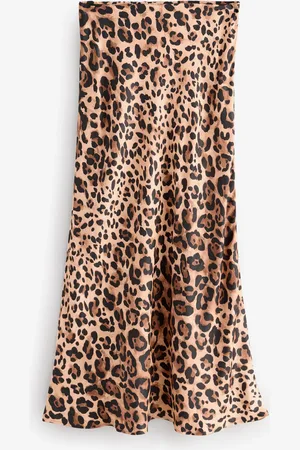 Next Print Satin Midi Skirt42