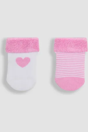 JoJo Maman Bébé Baby Socks 2 Pack6268 cm